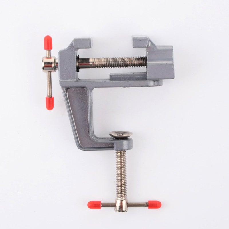 Sourcemall Mini Bench Vise Small Table Clamp Hobby Craft Repair Tool (Clamping Range: 0-1.2inch) - Image 2